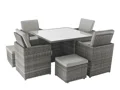 TIMOR CUBE TABLE & 8 SEAT SET