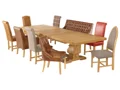 RUSTIC MONASTERY EXTENDING DINING TABLE