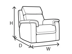 ELEC REC CHAIR WITH HEADREST AND LUMBAR WITH USB