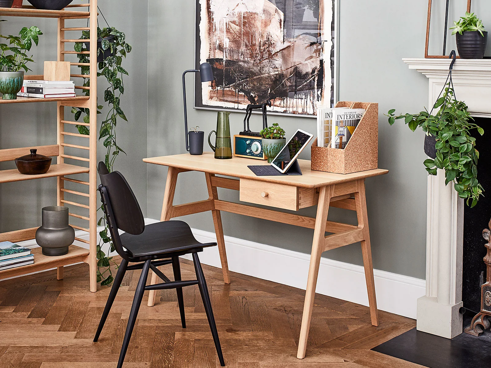 Ercol deals writing desk