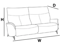 3 SEATER POWER RECLINER
