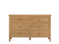6 DRAWER WIDE CHEST