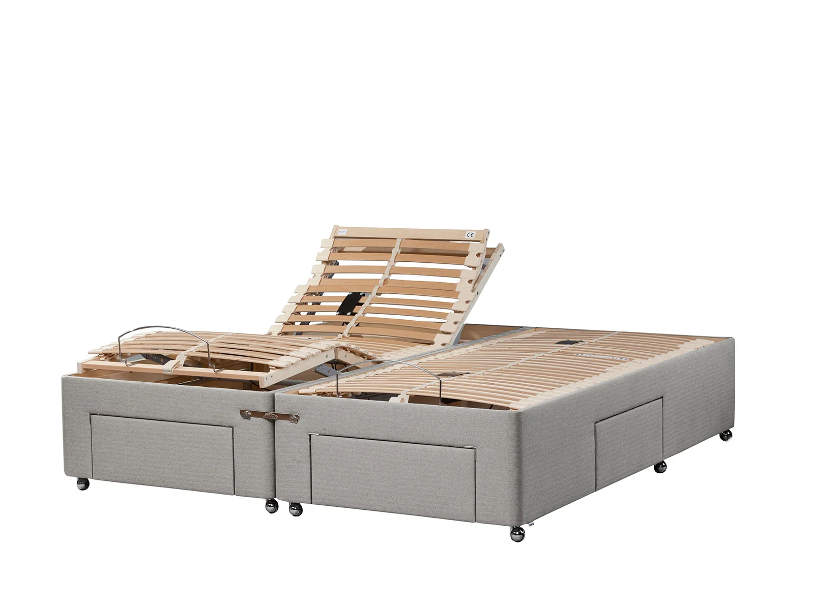 Adjustable height deals king bed frame