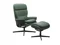 MEDIUM CHAIR & STOOL WITH CROSS BASE & ADJUSTABLE HEADREST