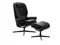 MEDIUM KIGH BACK CHAIR & FOOTSTOOL WITH CROSS BASE 