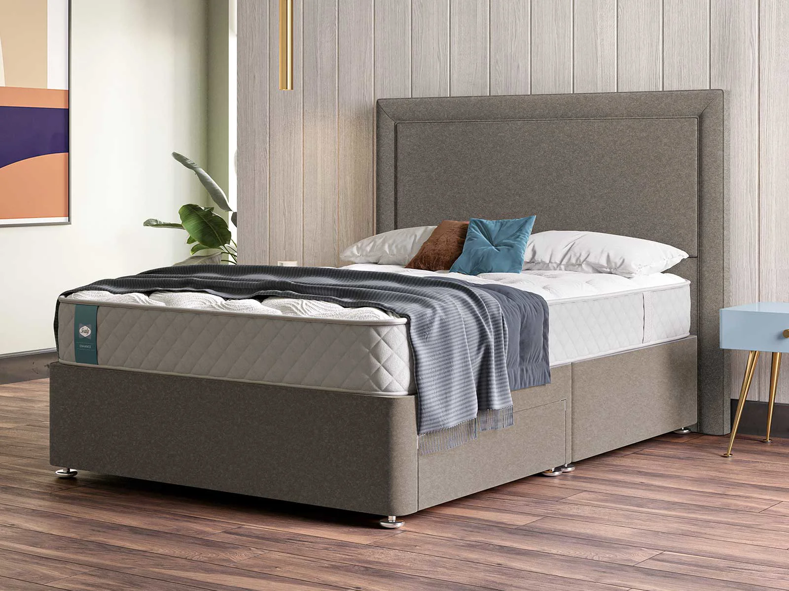 Sealy super deals king size bed