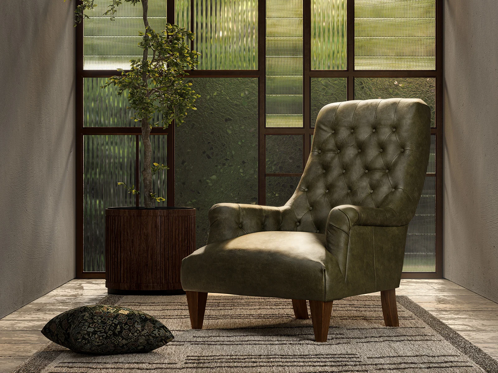 Carneys store wingback chair