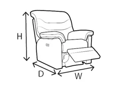 ELEC REC CHAIR WITH HEADREST AND LUMBAR WITH USB