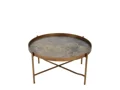 VIENNA ANTIQUE GOLD ATLAS COFFEE TABLE