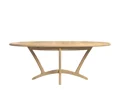 OVAL DINING TABLE EXTENDING 