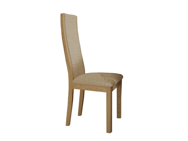 HIGH BACK CHAIR (NATURAL FABRIC)