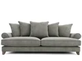 4 SEATER PILLOW BACK SOFA